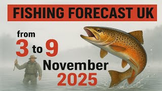 FISHING FORECAST in the UK from 3 November to 9 November 2025 Drop Everything and Go Fishing