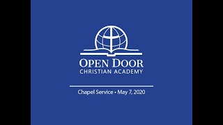 ODCA Chapel May 7, 2020 ODCA Chapel May 7, 2020