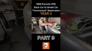 PART 23 | 1969 Porsche 911 S Race Car to Street Car Restoration | #shorts #porsche #restoration
