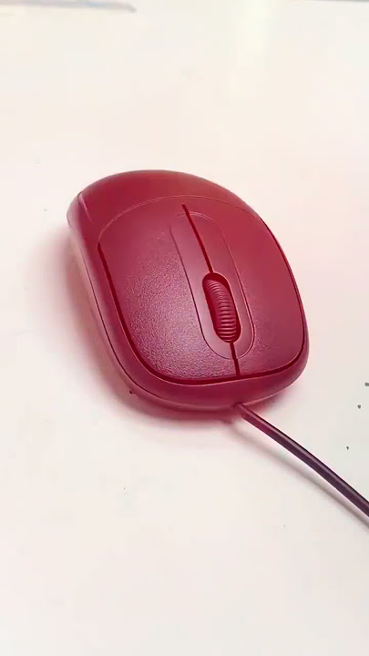 YLV Mouse Kabel Gaming 1000PDI Hitam Sensor Optik Performa Stabil Ergonomi Tekstur Matte Mudah Dibaw