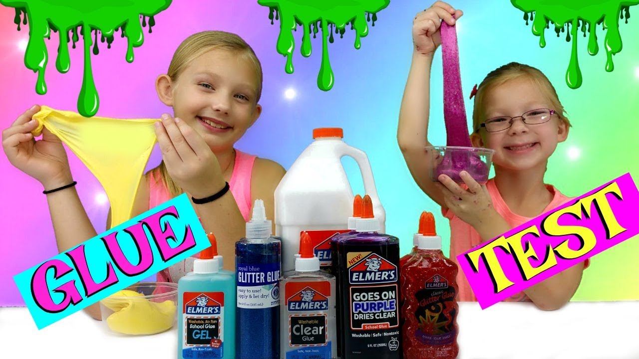 TESTING DIFFERENT GLUES FOR SLIME!!!
