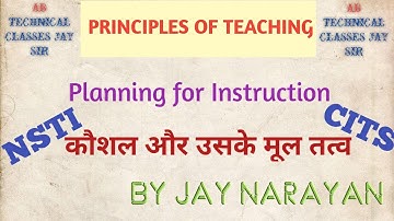 TRAINING METHODOLOGY/POT/CTI/NSTI/Class n 22/ कौशल और इसके मूल तत्व(Skill and its basic elements)