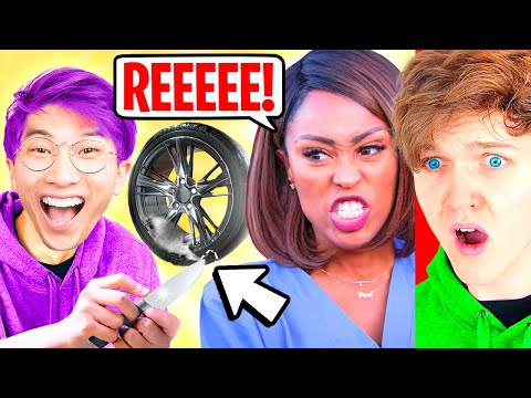 Kid FLATTENS MOM'S TIRE To SKIP TEST, He Instantly Regrets It! (LANKYBOX REACTS TO DHAR MANN!)