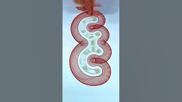 What does this pattern resemble??? Magic Ruler Small ruler, big wisdom #2025 #shorts #Spirograph