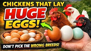 5 Best Chicken Breeds That Lay HUGE Eggs (Most People Choose the Wrong Ones!)
