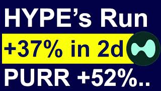 Hyperliquid: HYPE Token Runs 37% in 2d.. PURR +52%..Is this Healthy Why Did it Run What to Do Now