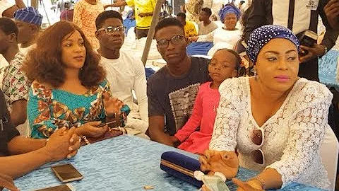 Sola Kosoko and Other Yoruba Actresses all looking lovely at Dayo Amusa father's Burial Ceremony