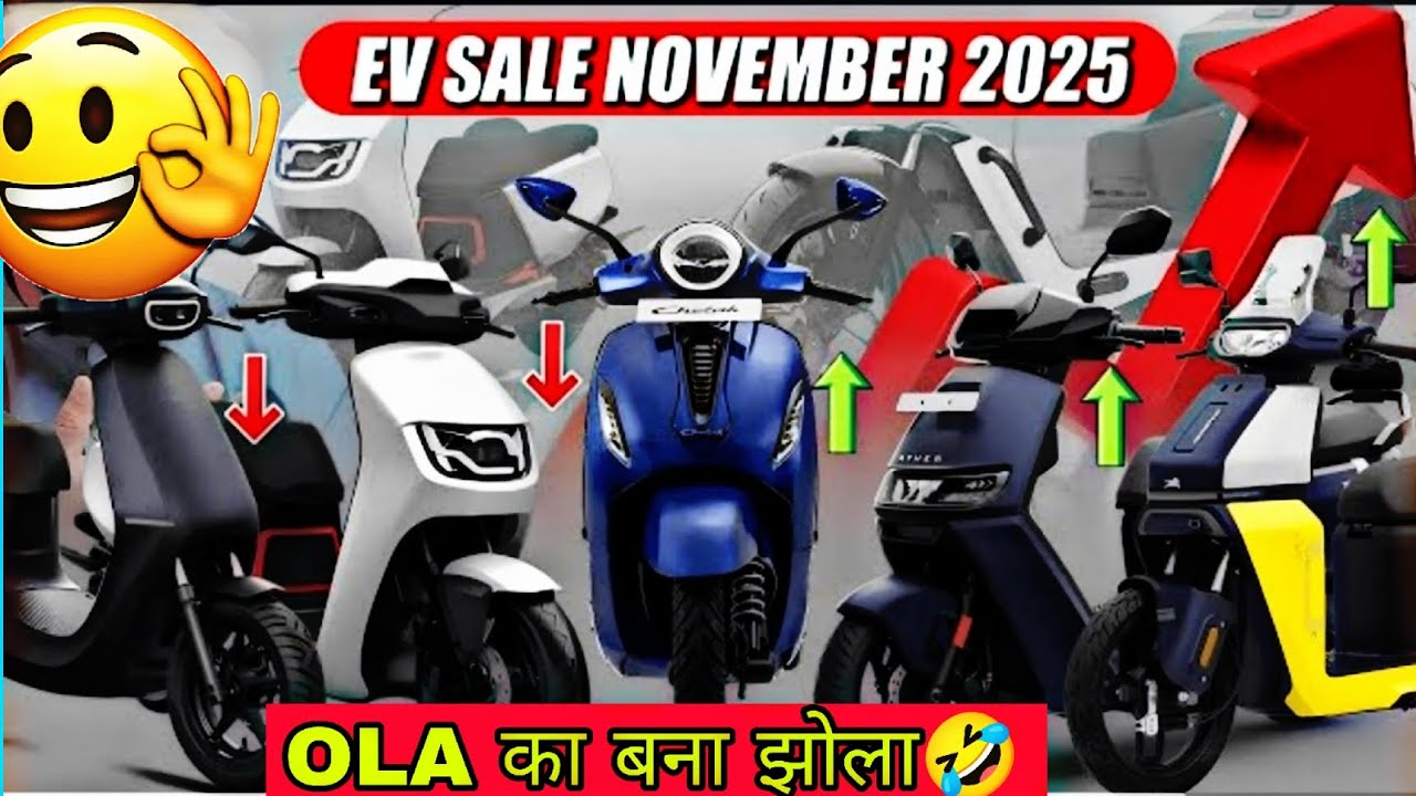 Top 10 electric scooter sale report november 2025 🔥 EV sale report ...