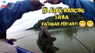 MANCING DI MUARA BULUMINUNG PENAJAM PASER UTARA NAIK PERAHU