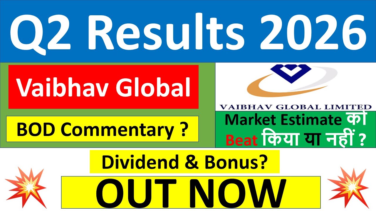 Vaibhav Global Q2 results 2026 | Vaibhav Global results today | Vaibhav Global Share News today