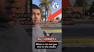 SOUTHSIDER RUNS OUT OF GAS IN COMPTON?!😳👀 PFACEBABYYY WALKS TO STUDIO🤣🔥 #hoodnews #compton #pface