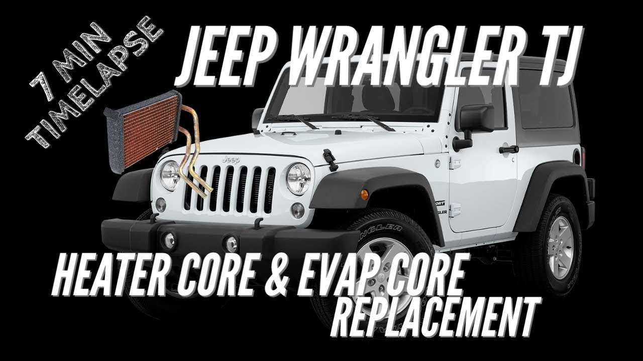 Jeep Wrangler TJ - Evaporator & Heater Core Replacement - YouTube
