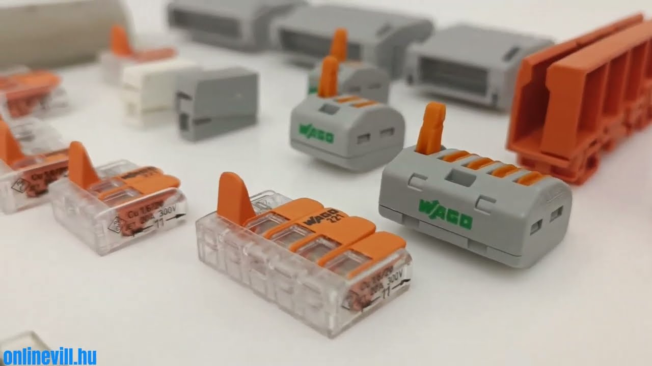 Wago sorkapcsok -  Minden amit a Wagókról tudni kell - Réz és alu vezetékekhez-  onlinevill hu