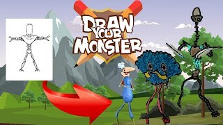 HOW TO DRAW A LIVE MONSTER? Play Draw your Monster for Android! screenshot 1