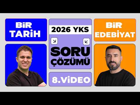 1 TARİH 1 EDEBİYAT SORU ÇÖZÜMÜ: ÖSYM Buradan Vurur! | AYT 2026 (8.Video)