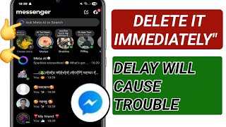 Facebook Messenger "Ask Meta Ai or Search" | How To Remove Meta Ai On Messenger screenshot 4