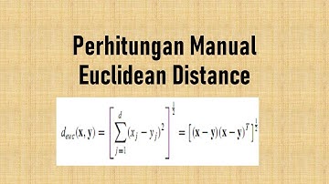 Perhitungan Sederhana Euclidean Distance