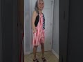 Stylish American flag overalls shorts for everyone!