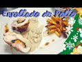 Enrollado de pollo #pollo #champiñones #navidad