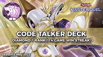 Diamond 1 Rank Master Duel Code Talker/Cyberse Deck (May 2022)
