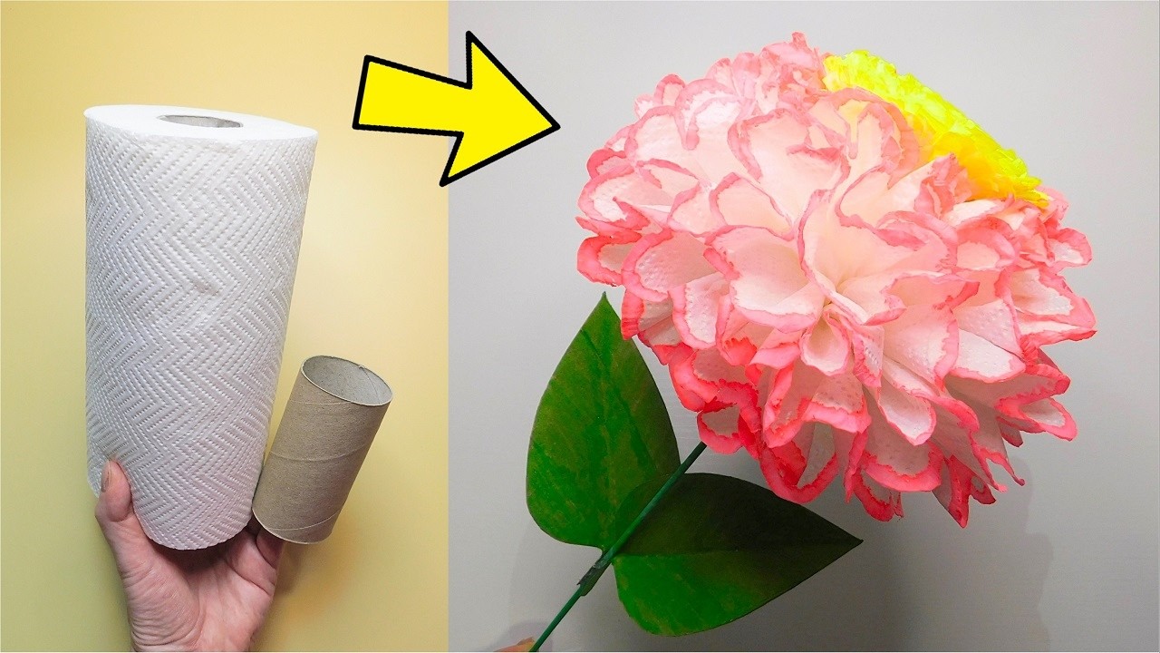 Paper Do Try You Have to Try This Awesome Craft Idea! Easy Paper Flower Tutorial 🌺 ...