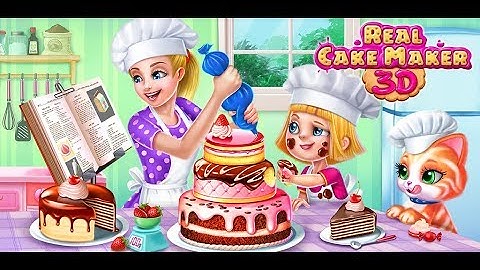 Real Cake Maker 3D - Bake, Design & Decorate - Games For Kids