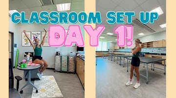 Classroom set up day 1!