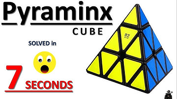 HOW TO SOLVE A PYRAMINX in 7 seconds...😲