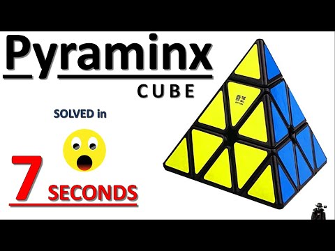 HOW TO SOLVE A PYRAMINX in 7 seconds...😲