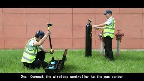 PQWT-BT series  wireless leak detector operate video