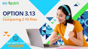 TSO ISPF - Option 3.13 - Comparing 2 PS files with Processing Options