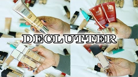 DECLUTTER 2020 - Foundations, Primers, and Face Powders P1 - PitucaThings
