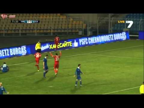 Черноморец ЦСКА 1 2 