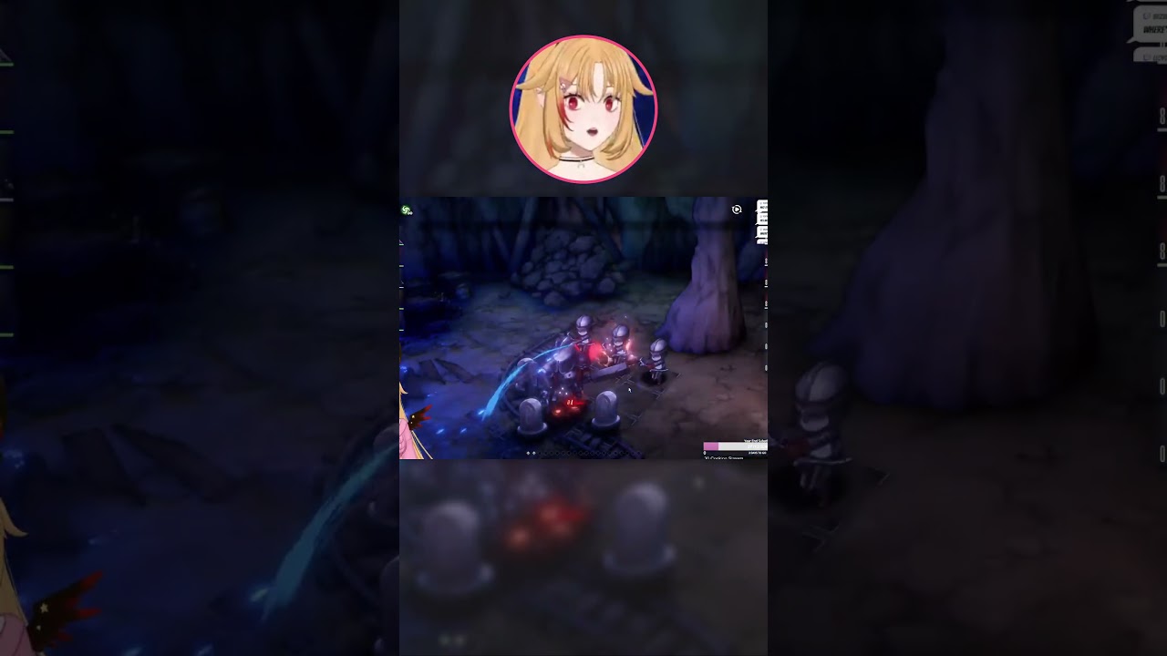 Vtuber is flabbergasted by anime girl thighs【Brown Dust 2】