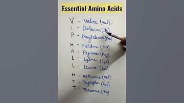 What are Essential amino acids?#essentialaminoacids #neet