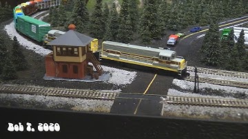 N Scale Grade Crossing Scene/Test