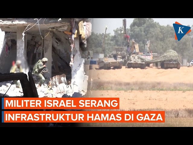 Israel Rilis Video Serangan ke Infrastruktur Hamas di Zeitoun Gaza Tengah class=