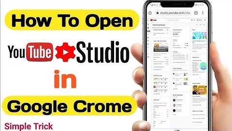 how to open youtube studio in chrome without redirect | youtube studio chrome me kaise khole