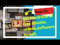 How to get hundreds of free ebooks,videos,software to sell.