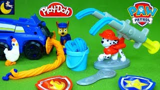 Paw Patrol Play Doh Toys Marshall Chase Play Sets Unboxing Toy Video for Kids Growing Little Ones!