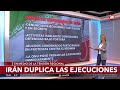 🚨 IRÁN | Se duplican las ejecuciones en medio del conflicto regional