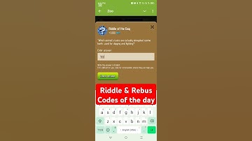 Rebus Of The Day Zoo 24 December| Zoo Riddle Of The Day | Rebus Of The Day X Empire