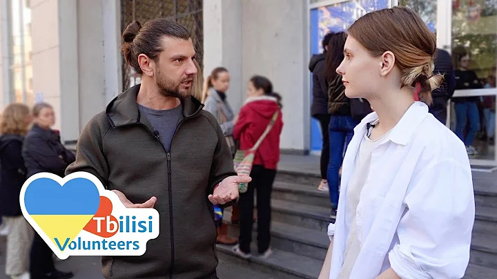 Visiting a help center for Ukrainian refugees // V...