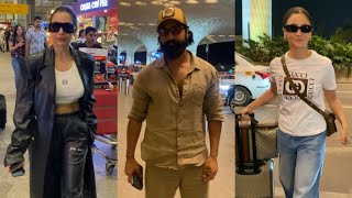 Vicky Kaushal, Alia Bhatt, Malaika Arora Spotted At Mumbai Airport ❤️😘😍❤️😘