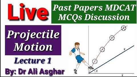 Live MCQs Discussion on Projectile Motion Lecture 1