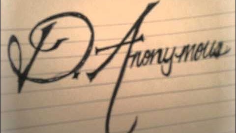 D Anonymous Amazing
