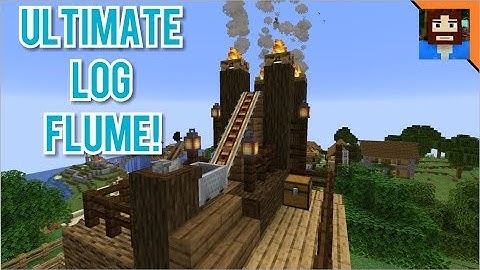 Working Log Flume | NH13 Minecraft Server E35