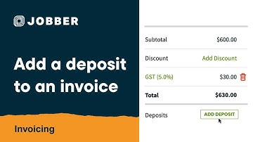 Add a Deposit to an Invoice | Invoicing
