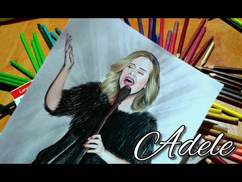 Drawing Adele - Hello - YouTube