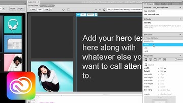 From PSD to HTML & CSS | Adobe Creative Cloud